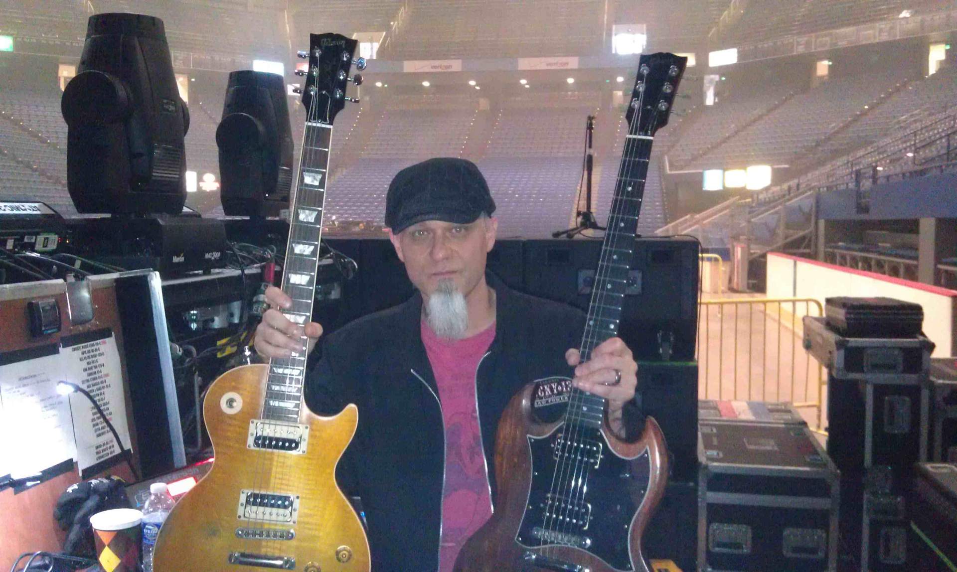 Artist playing with David Allen Pickups 3